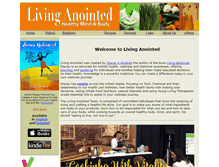 Tablet Screenshot of livinganointed.com